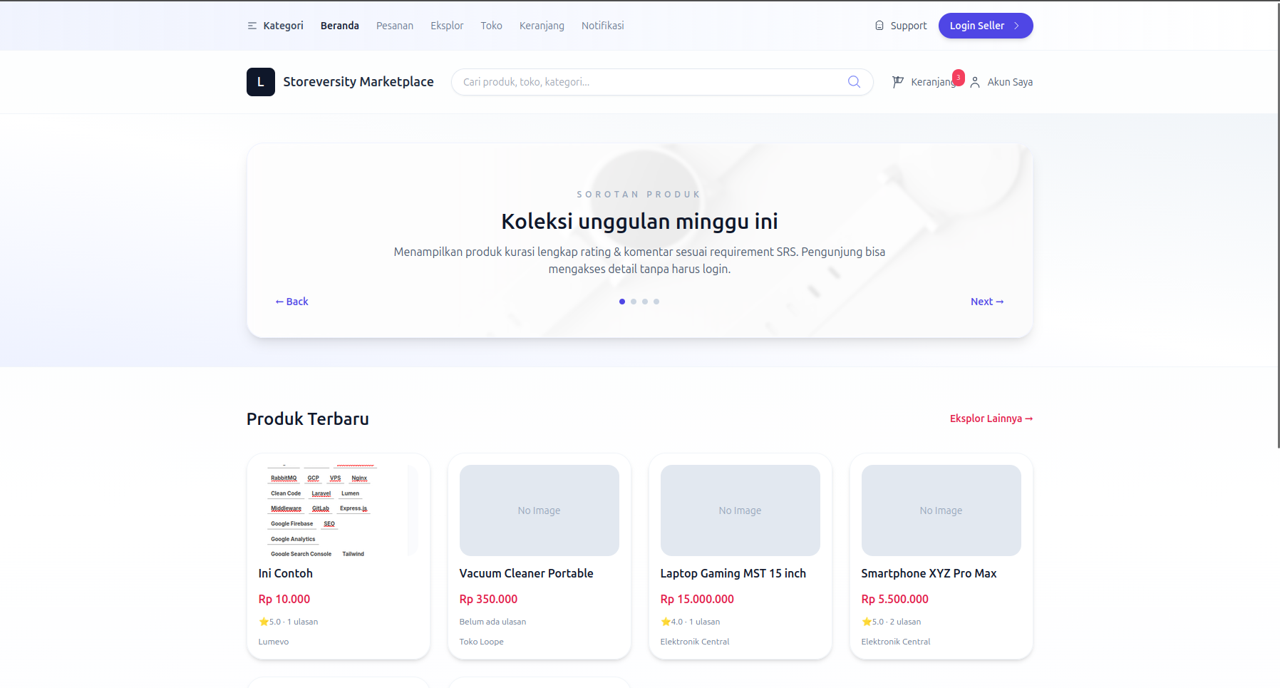 Storeversity Marketplace